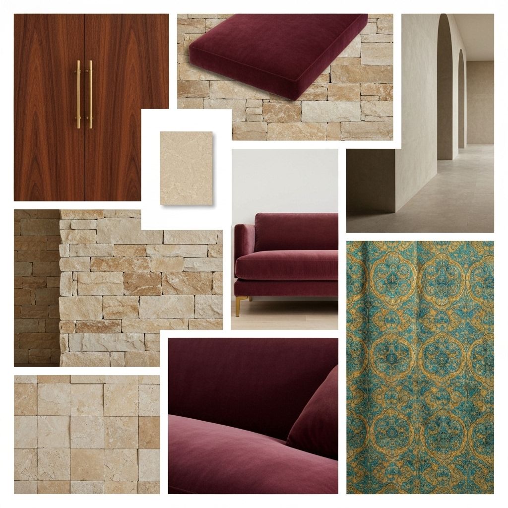 Mood Board Development process illustration