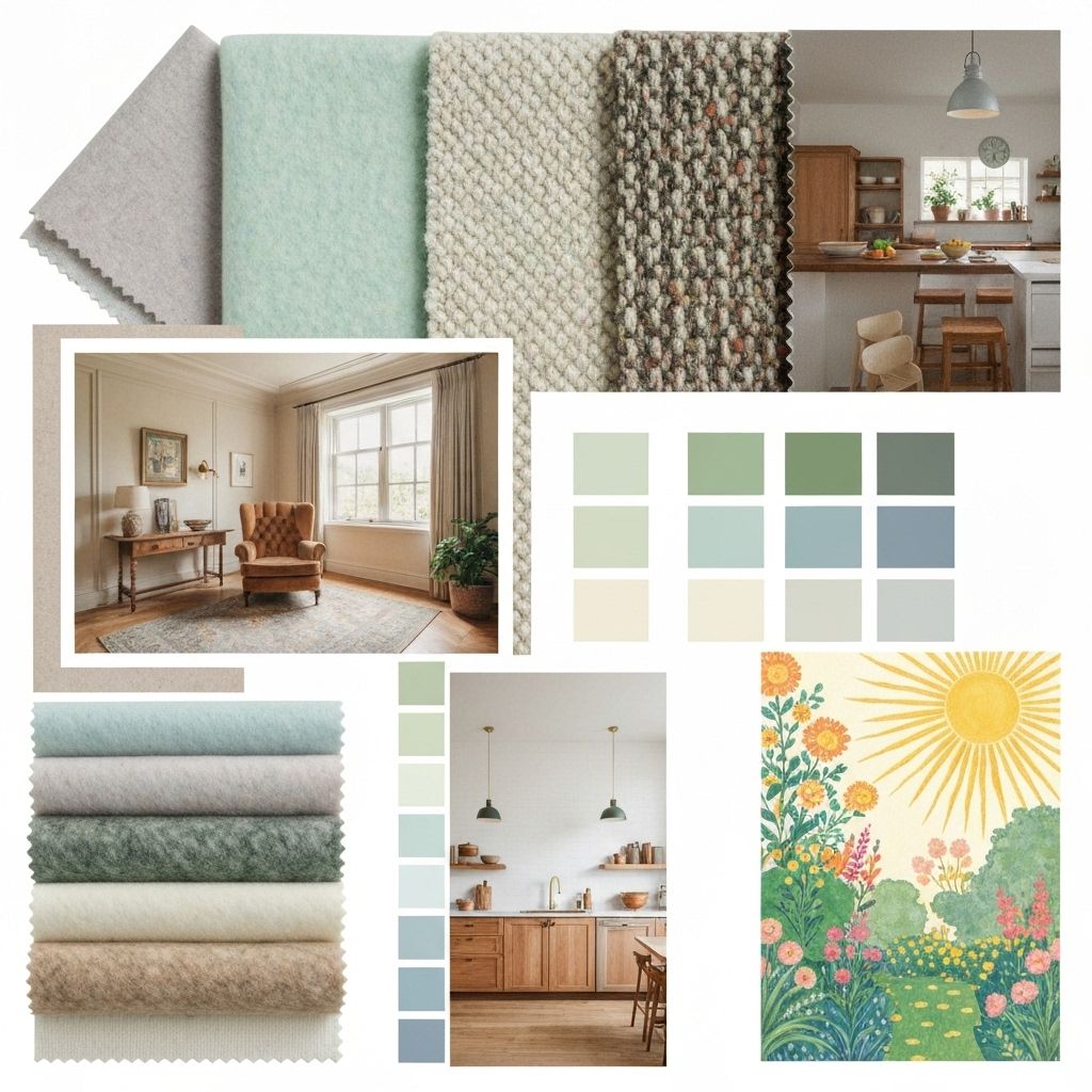 Mood Board Development process illustration